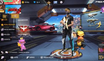 Conta Free Fire com Angelical