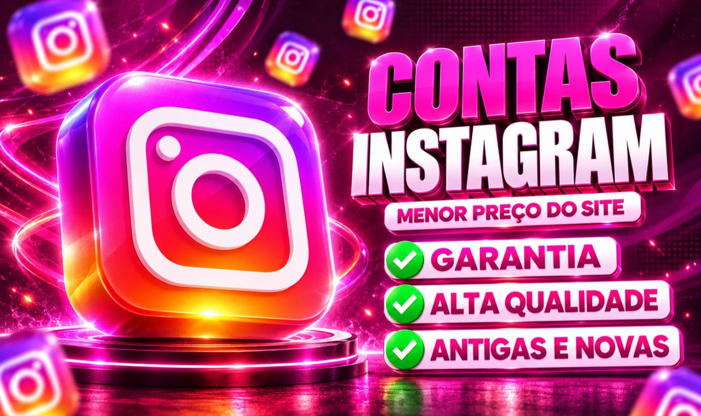 [PROMOÇÃO] CONTAS INSTAGRAM NOVAS & ANTIGAS | ALT QUALIDAD | PREÇO DE FORNECEDOR
