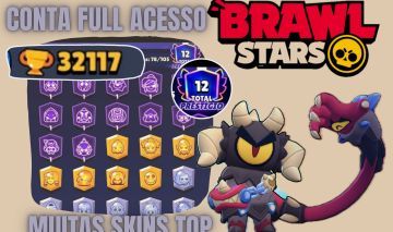 [ENTREGA AUTOMÁTICA] CONTA BRAWL STARS | KAZE | 9 LEND + 19 HIPE + 32K TROF!