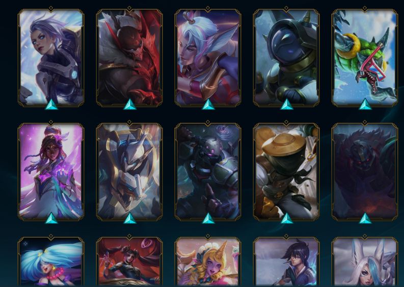 CONTA - CORKI OVNI + KAYLE JUÍZA + VITORIOSAS | 292 SKINS | TODOS OS CAMPEÕES