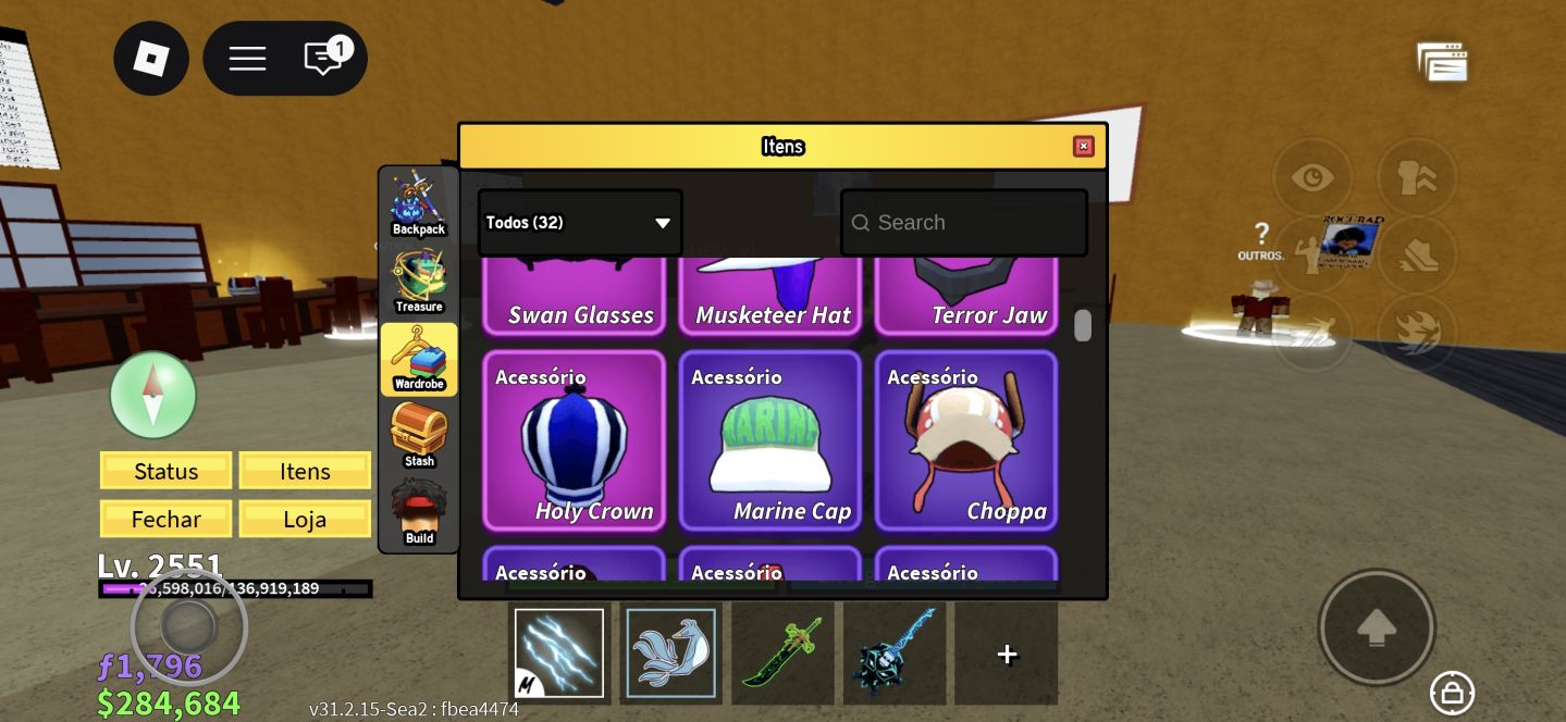 CONTA DE ROBLOX-BLOX FRUITS