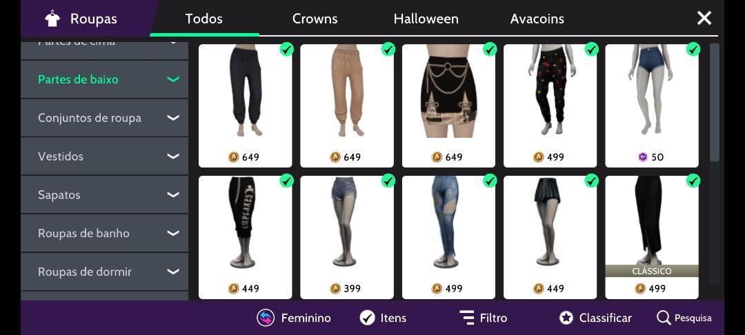 CONTA FEM NVL 22 AVAKIN LIFE (6 ANOS DE JOGO)