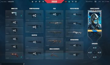 CONTA DE VALORANT COM MACHADO NEO OESTE, KARAMBIT SAQUEADOR, MELHORES VANDAL E +