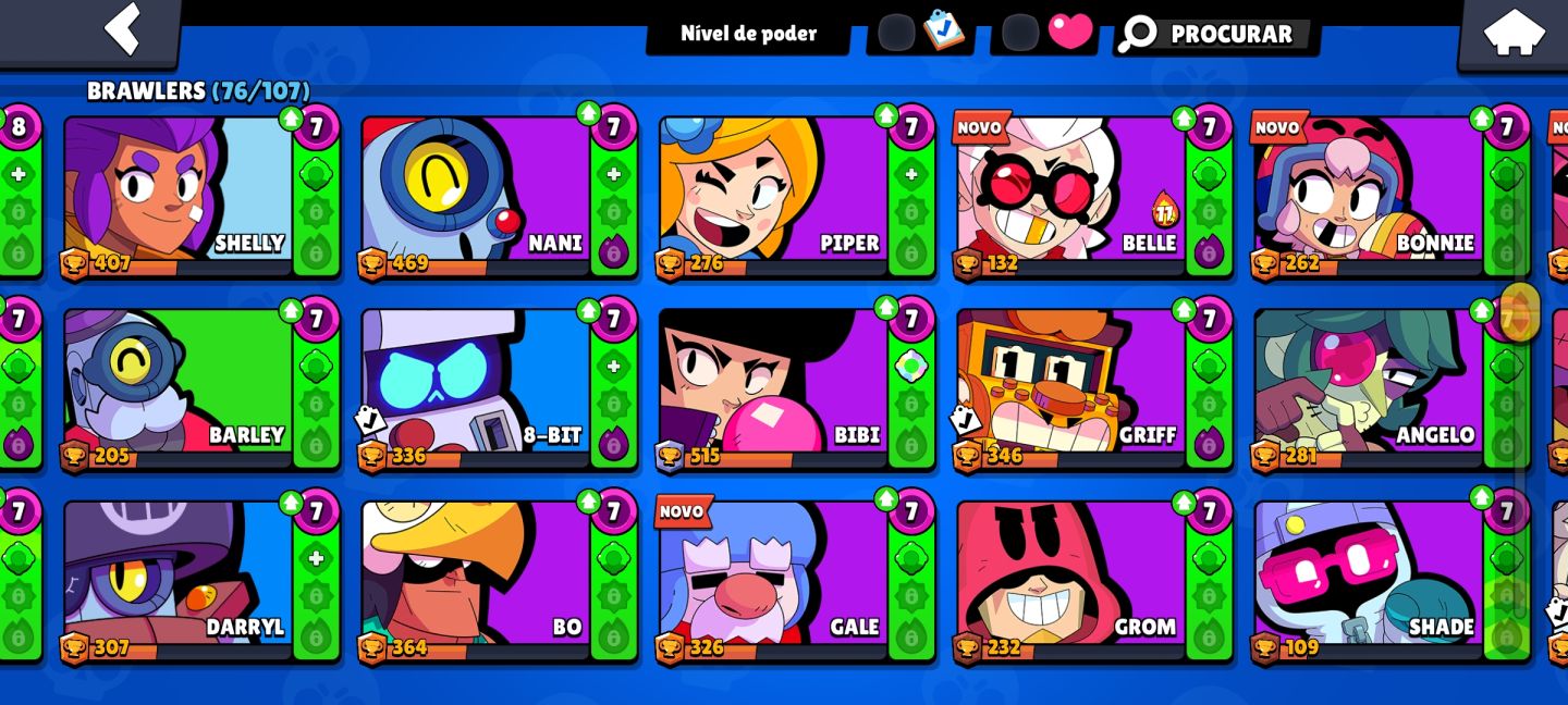 Conta de brawl stars top e barata pra sair rapido