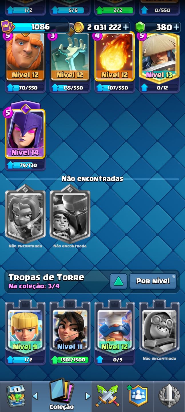 Conta Clash Royale nível 13