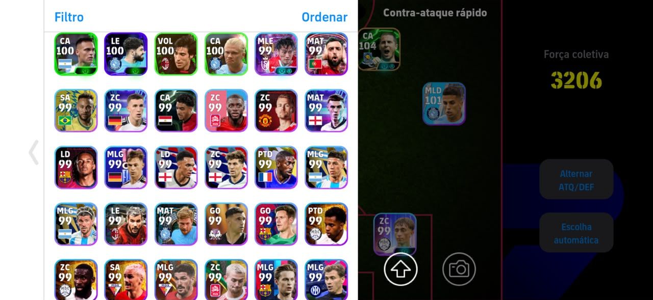 Conta antiga com vários jogadores roubados