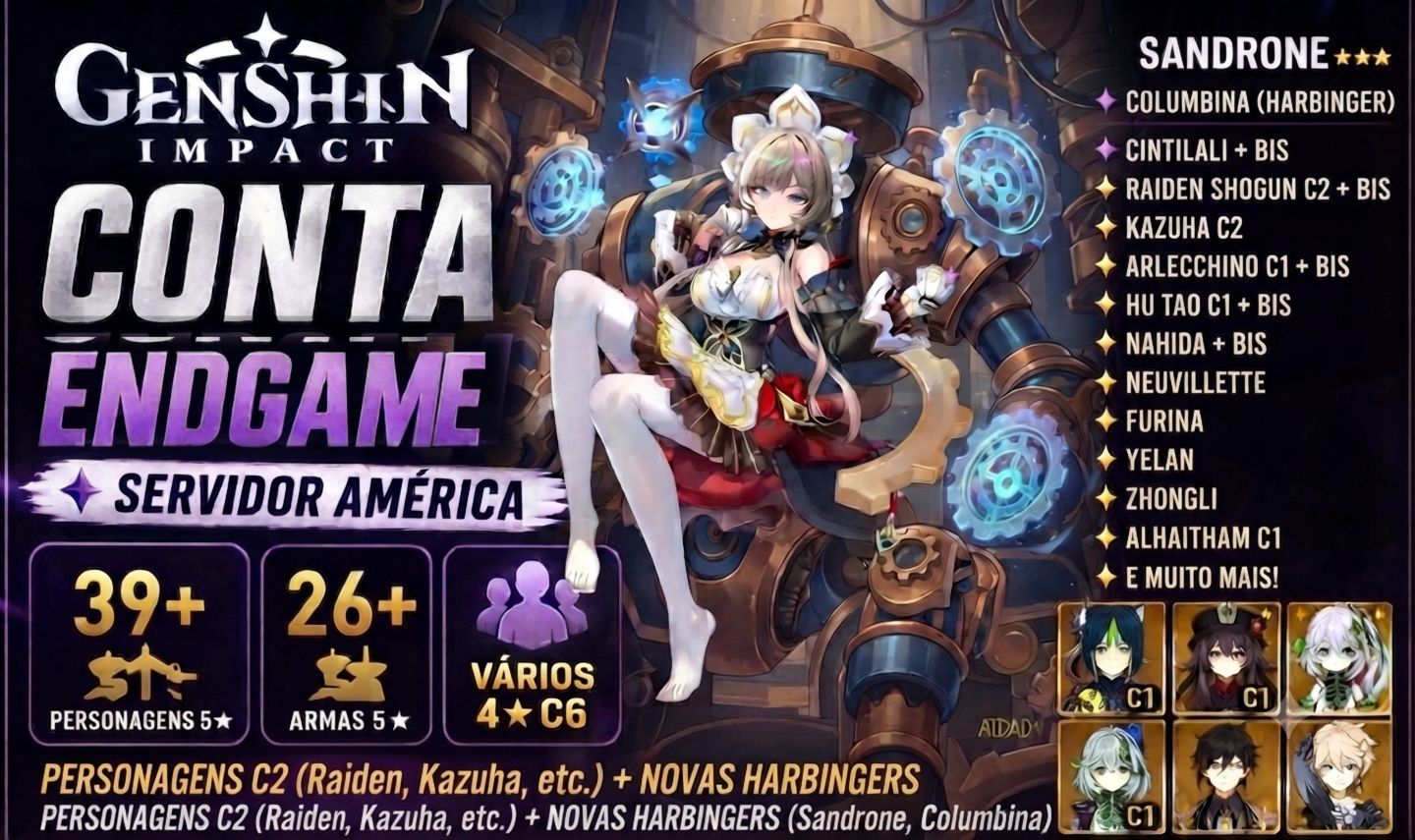 CONTA ENDGAME AR60 | AMÉRICA (39+ 5) SANDRONE, CINTILALI + BIS, RAIDEN C2 + BIS