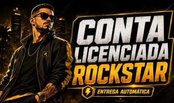 CONTA ROCKSTAR LICENCIADA FIVEM | GTA 5 RP | MENOR PREÇO | ENTREGA RÁPIDA