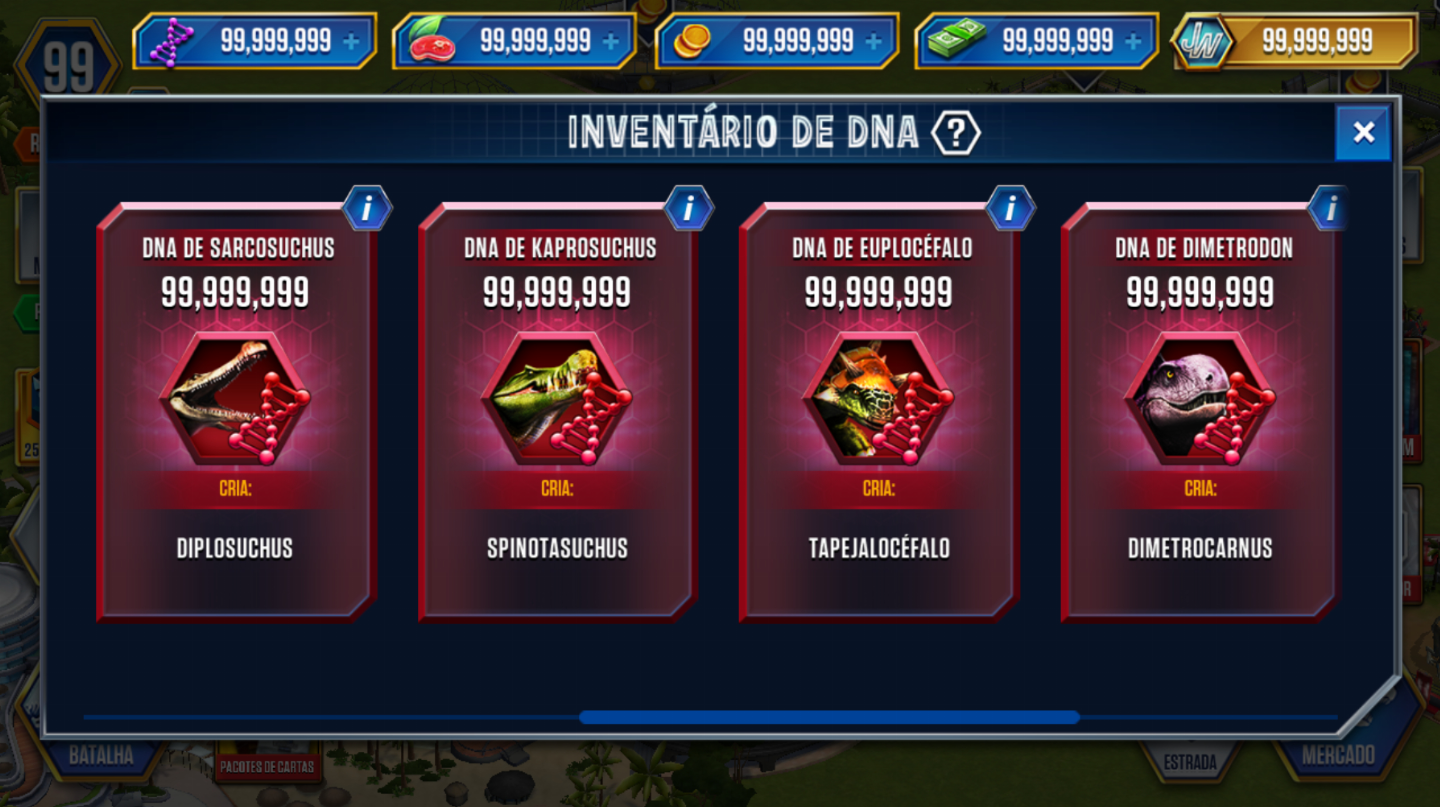 TOP 2 VENDAS - O MELHOR PREÇO DA GGMAX - JURASSIC WORLD DINHEIRO/DNA/COMIDA