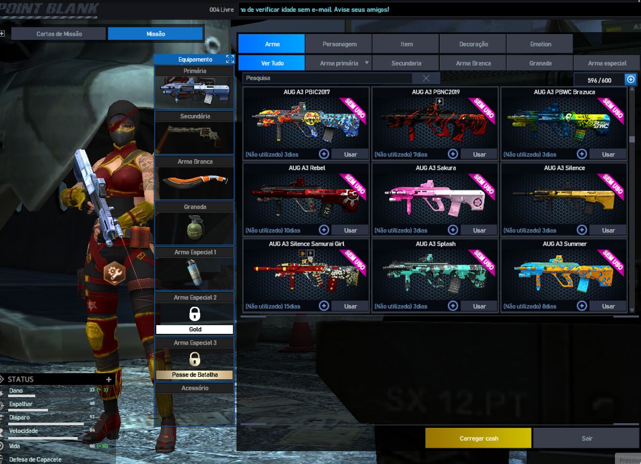 Conta de Point Blank General duas estrelas