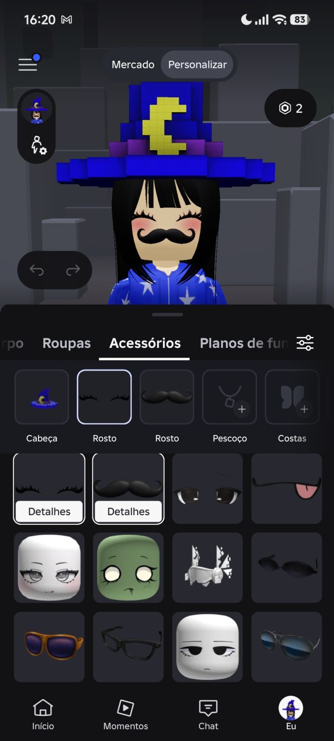 Conta de roblox focada em blox fruit