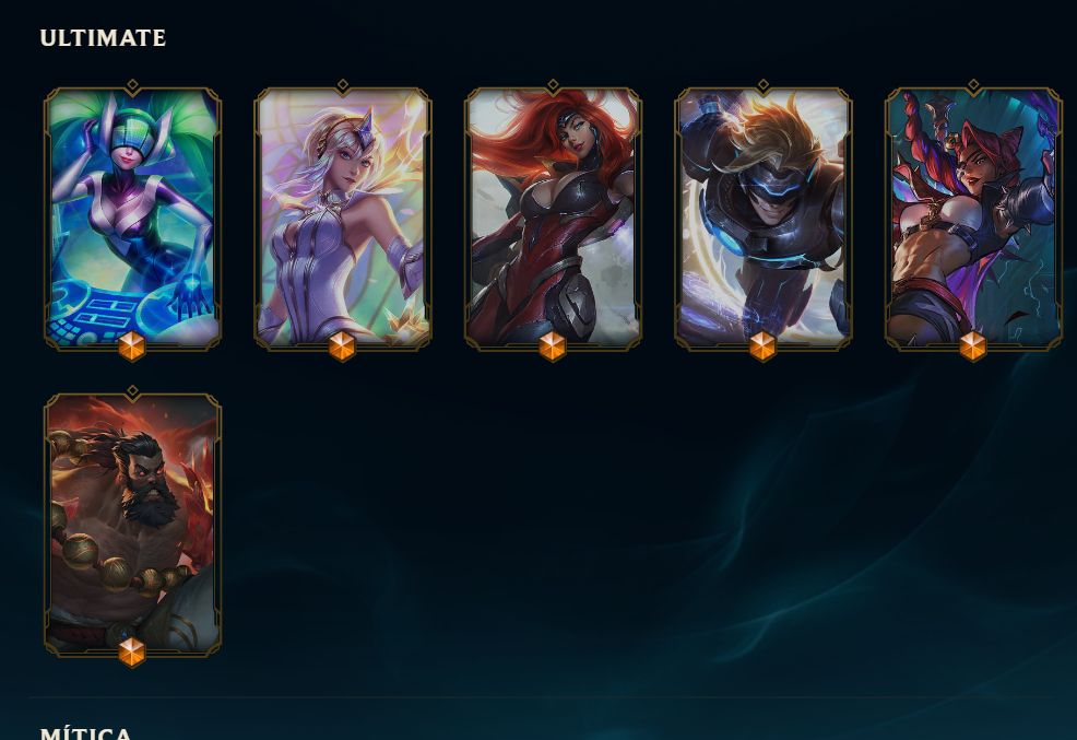 Conta Muito Boa cheia de skins (994skins)