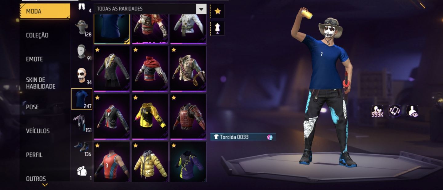 CONTA FREE FIRE COM 26 evolutivas e muitos itens raros!!!