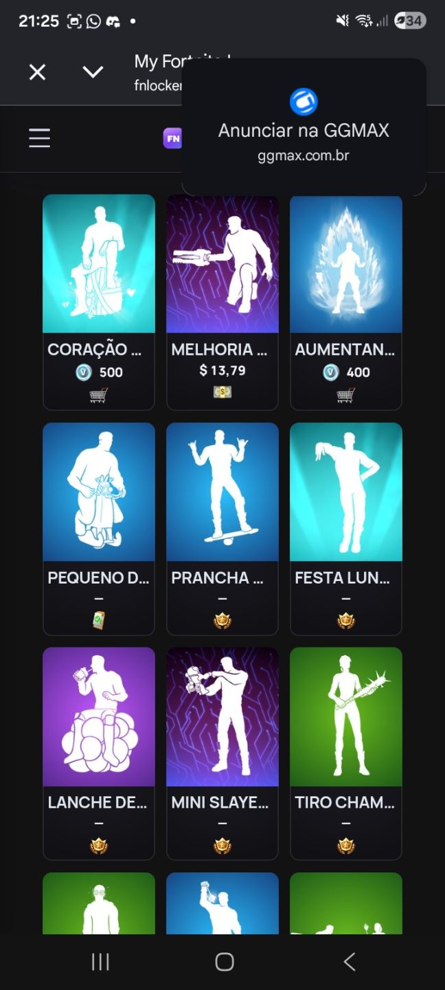 Conta fortnite antiga
