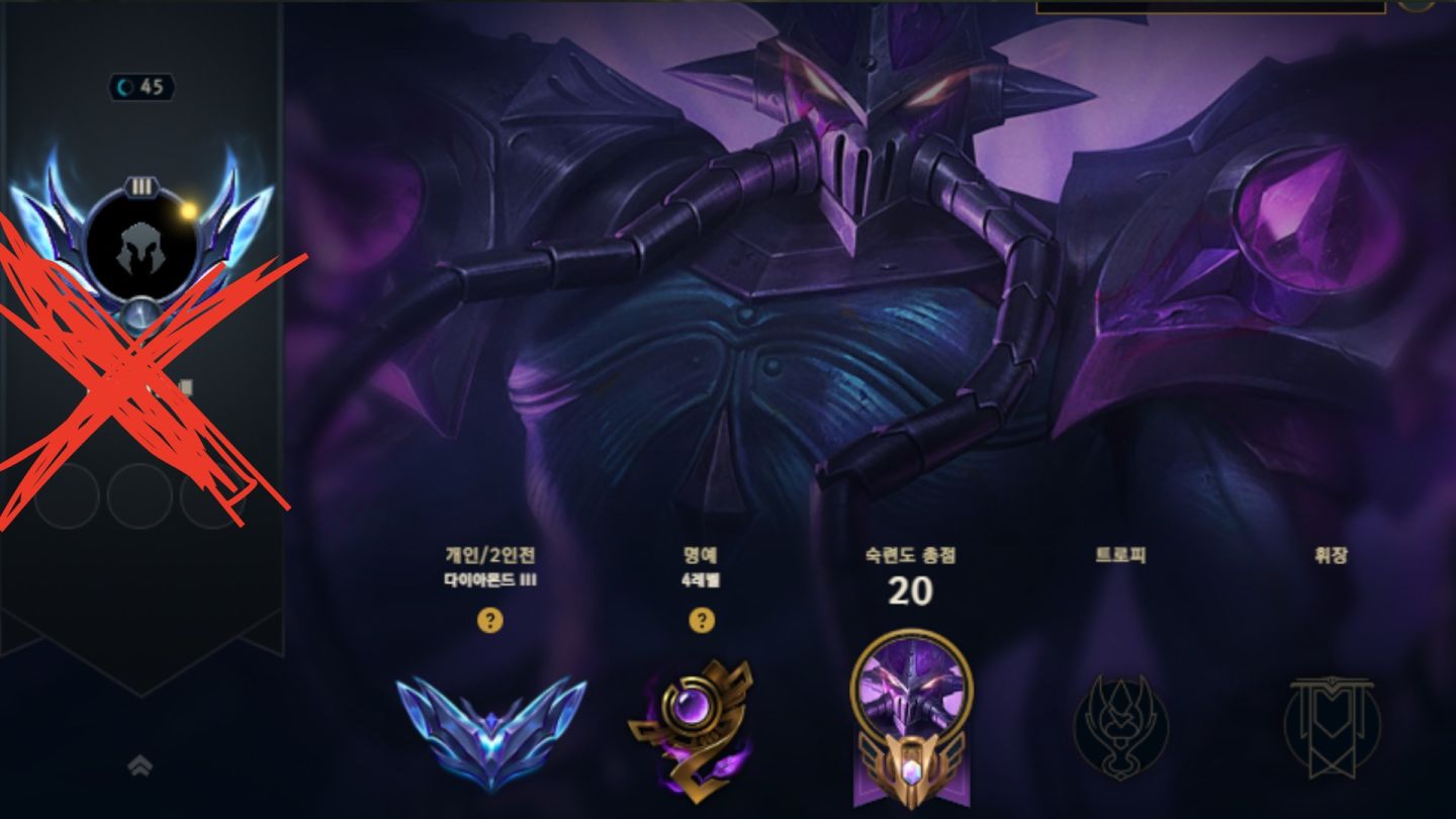Conta LoL Diamante III (D3) | Honra 4 | Nível 45