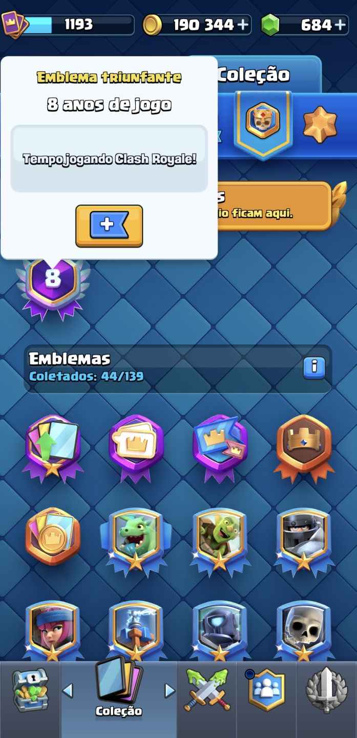 Conta de Brawl Stars, Clash Royale, Clash of Clans, 2018 | PROMOÇÃO | Conta Rara