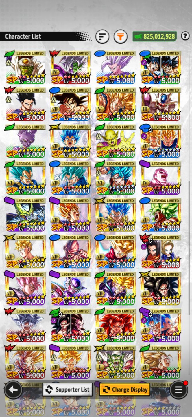 CONTA DBL COM VARIOS LL E LEGEND