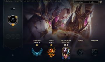 CONTA LOL - PLATINA IV - 168 Skins - FULL ACESSO