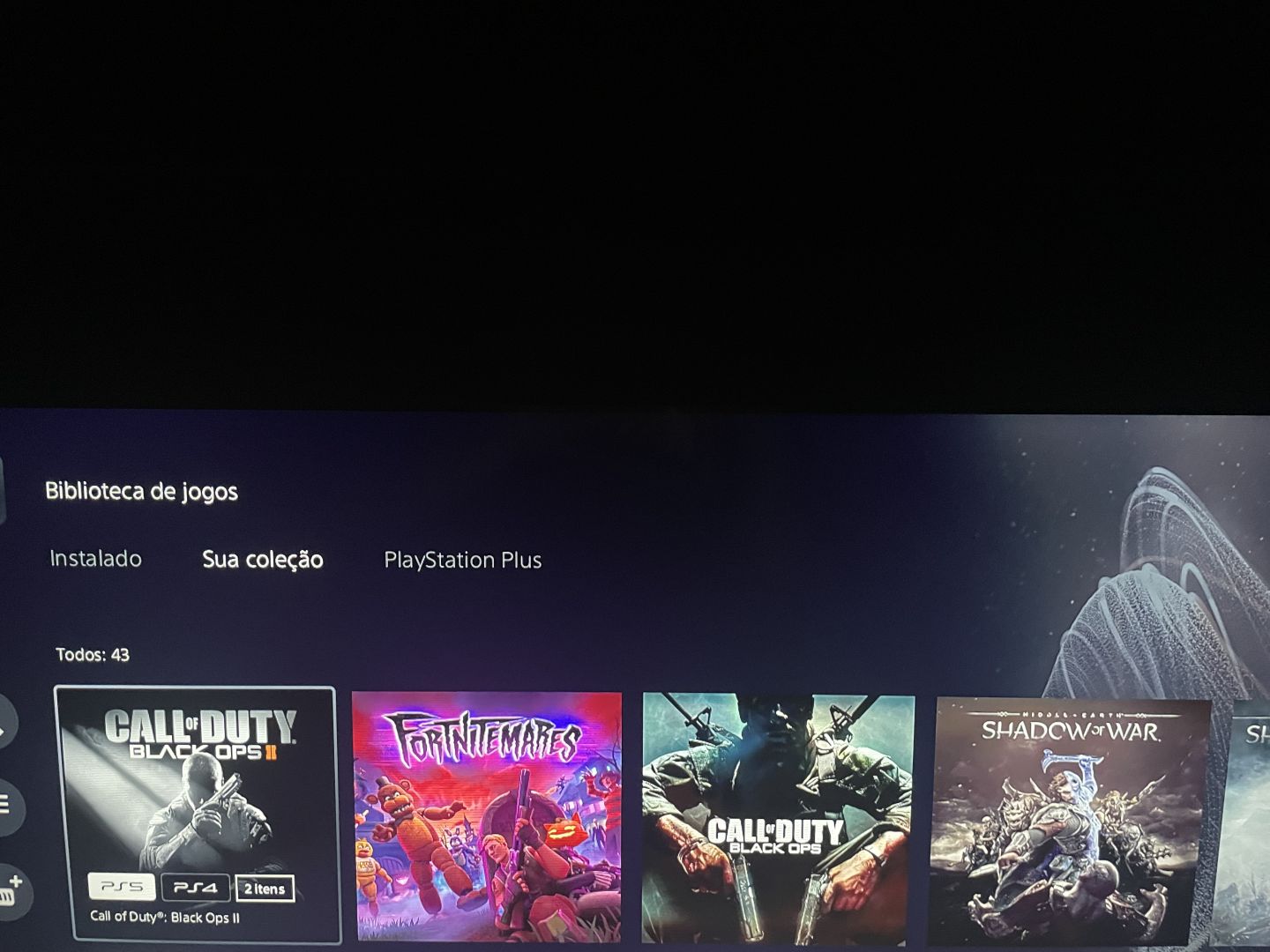 CONTA PSN COM BO2 e BO1