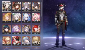 Conta honkai star rail nivel 70 com 22 T5