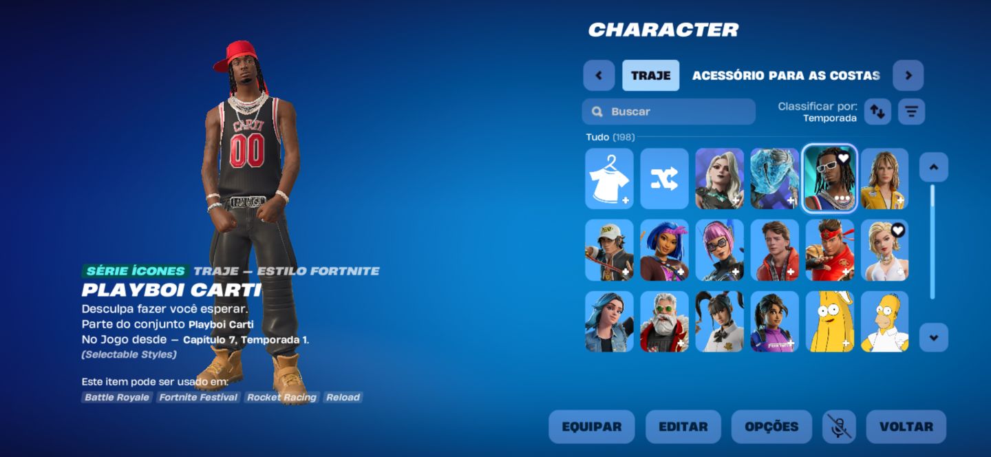 CONTA FORTNITE ANTIGA, RARA E COMPLETA À VENDA