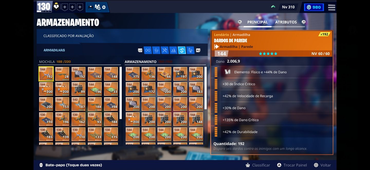 Conta Fortnite de 2017(Único dono)