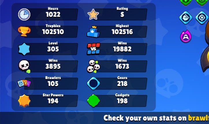 CONTA SUPER RARA DE BRAWL STARS