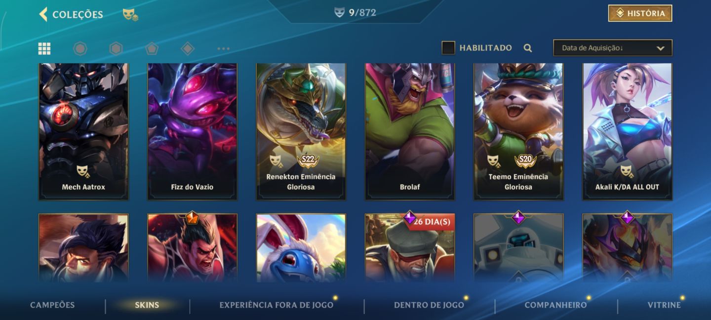 CONTA WILD RIFT PRA COMEÇAR A JOGAR COM SKIN DO DARIUS