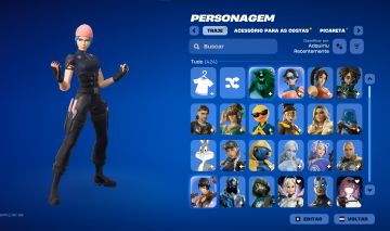 Conta com passes antigos e skins raras (Fortnite)