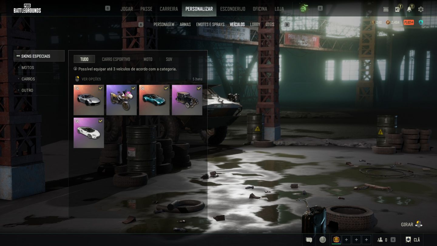 PUBG PC | PGI Gloves + 10 Progressivas | LVL 500 TIER 5