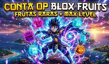 CONTA OP EM Blox Fruits FRUTAS LENDARIAS + LEVEL MAX