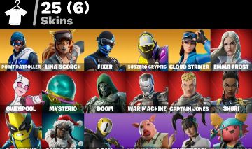 CONTA BÁSICA DE FORTNITE COM +25 SKINS | +94 PICARETAS | +43 DANÇAS
