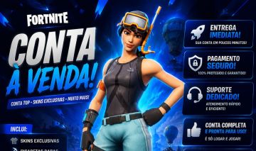CONTA DE FORTNITE BARATA, PRA SAIR RAPIDO