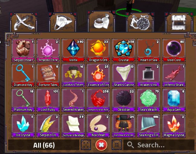 CONTA ENDGAME KING LEGACY | LEVEL MAX (5450) | FRUTAS PERMS & ITENS MÍTICOS