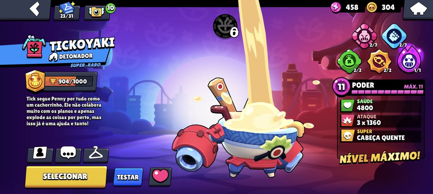 Conta com muita skin top, e muitos troféus