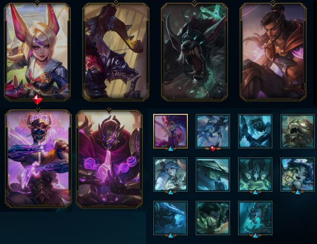 CONTA DIAMANTE 4 - xayah e akali skins