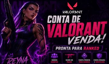 CONTA VALORANT À VENDA | PRONTA PARA RANKED + SKINS