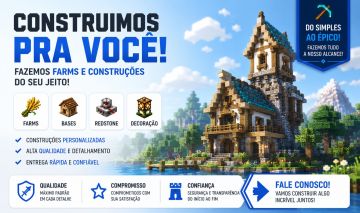 Construímos para você ! Minecraft Bedrock