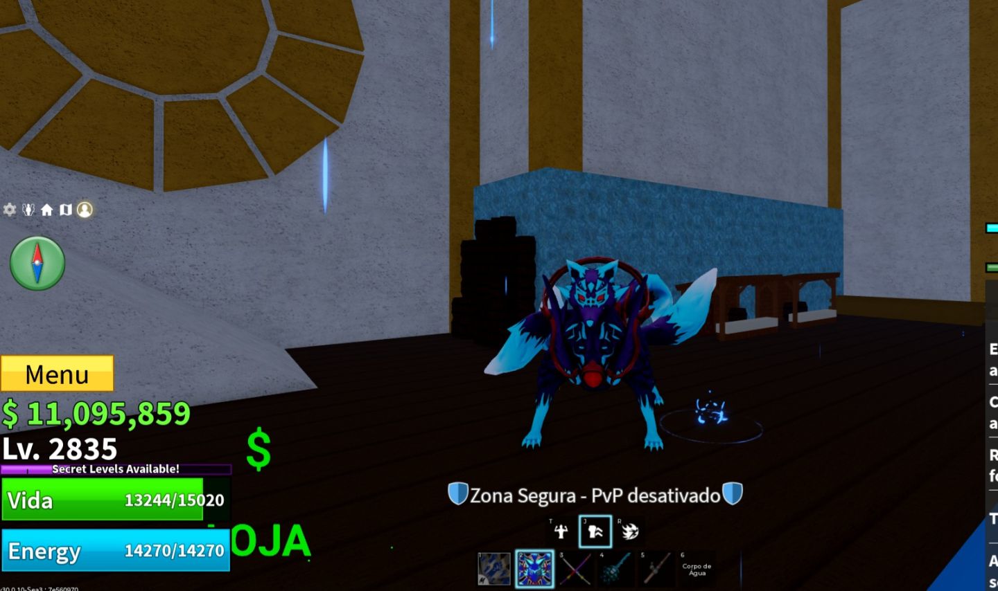 Conta de blox fruits kitsune ingerida