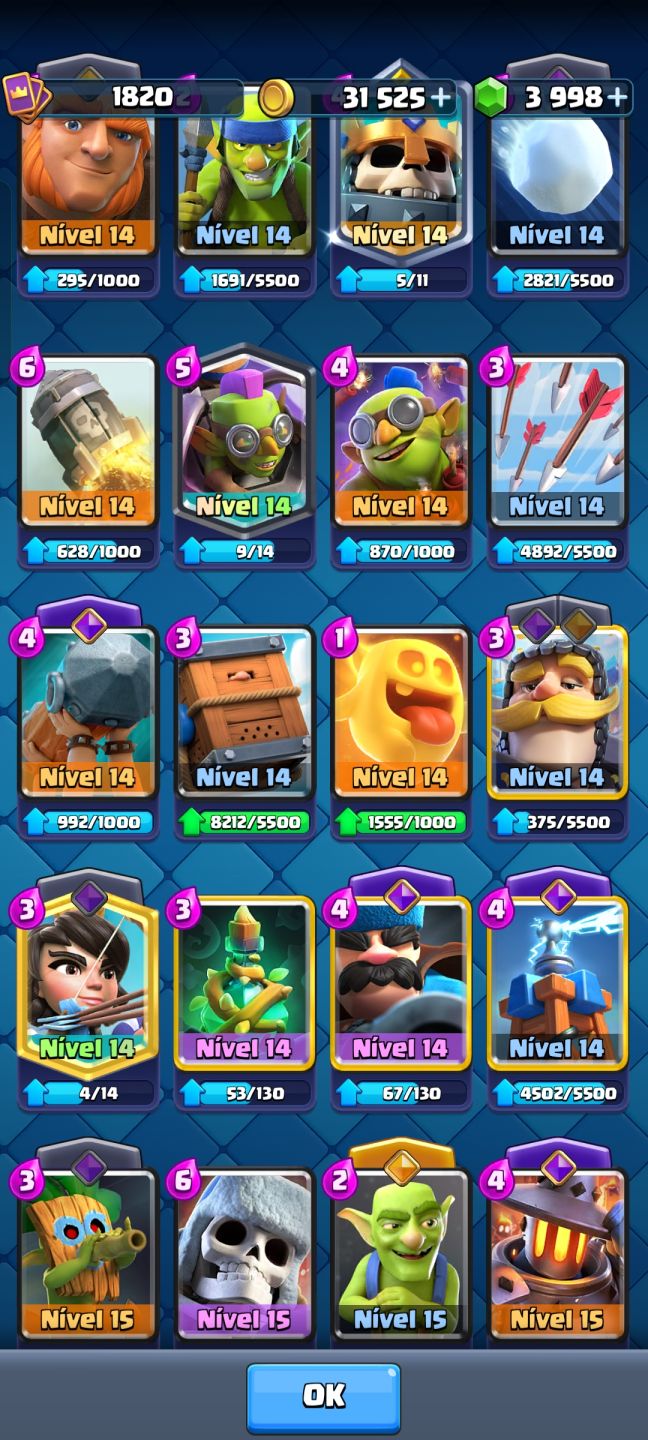 Conta Clash Royale!!!
