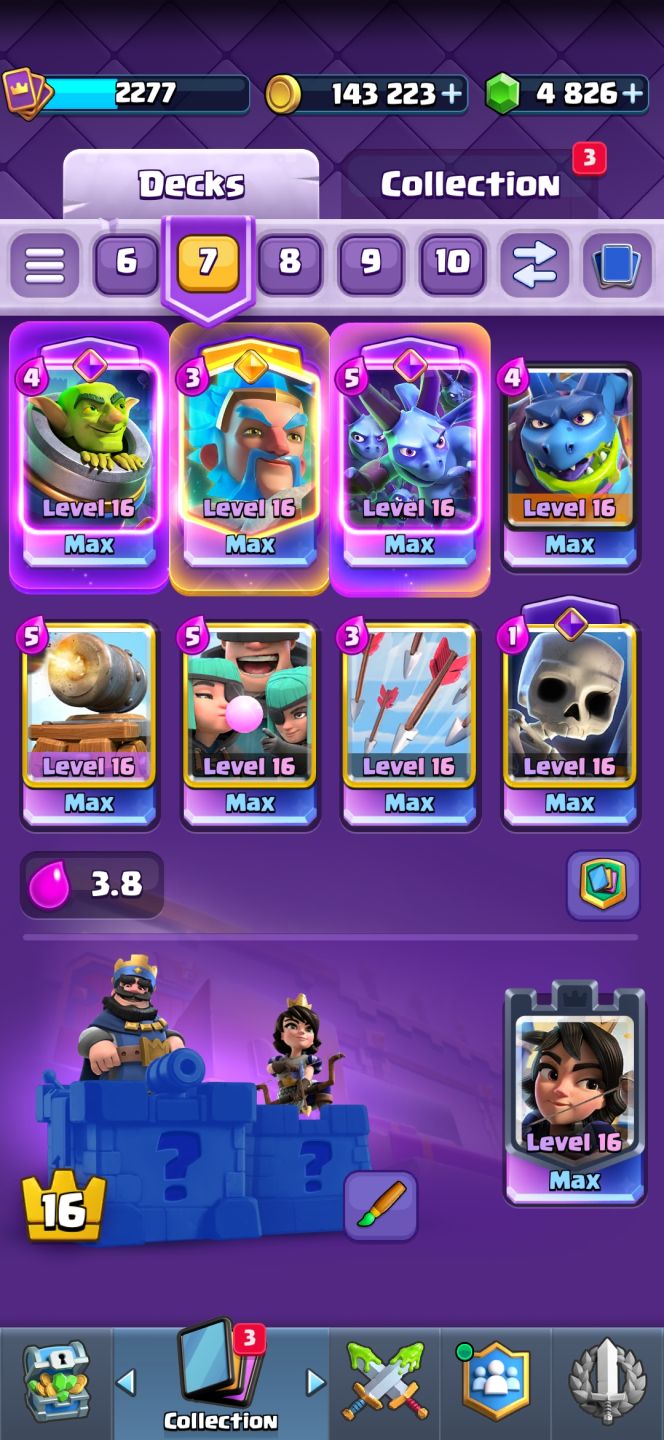 (CUSTO BENEFÍCIO) MELHOR CONTA DA PLATAFORMA | CLASH ROYALE - QUASE TUDO MAX
