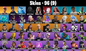 CONTA FORTNITE COM 96 SKINS SALVE O MUNDO FUNDADOR/ERA/GRRIZ/NISHA/DUSTY