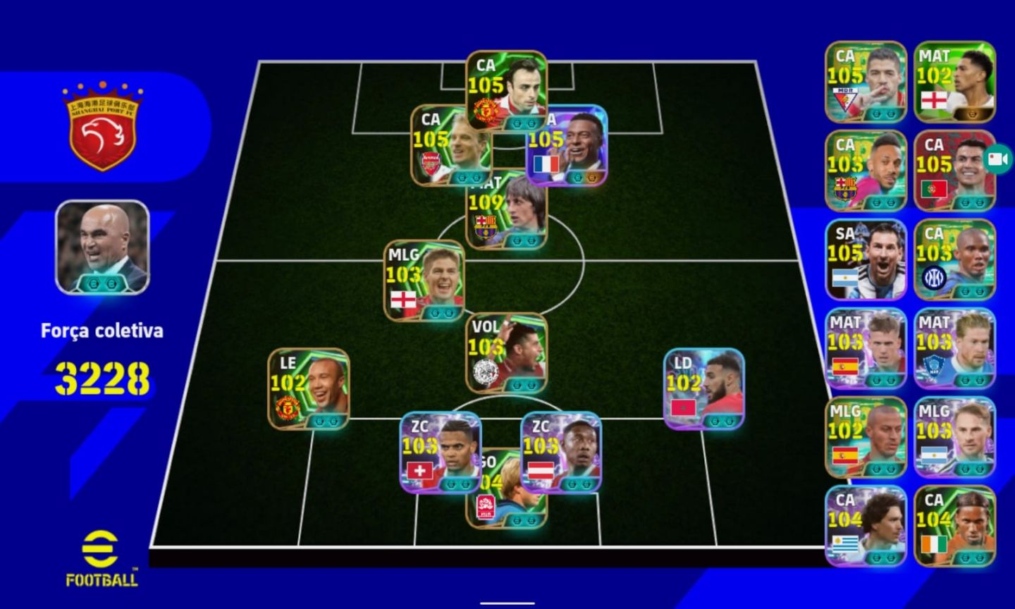 CONTA EFOOTBALL RARA! CRUYFF 109 + MBAPPE LISO + BERGKAMP + ETO E MUITO MAIS!!