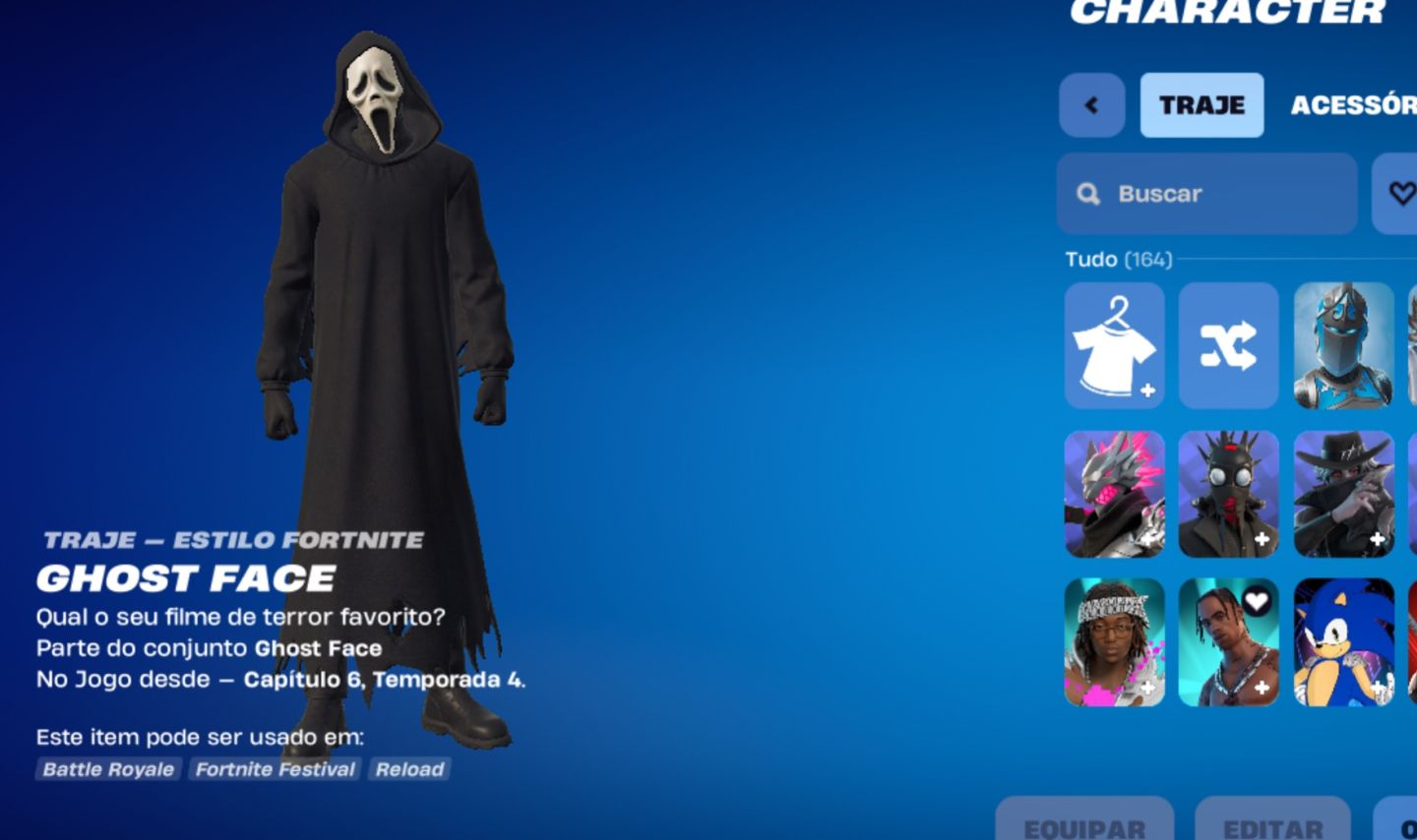 Conta fortnite