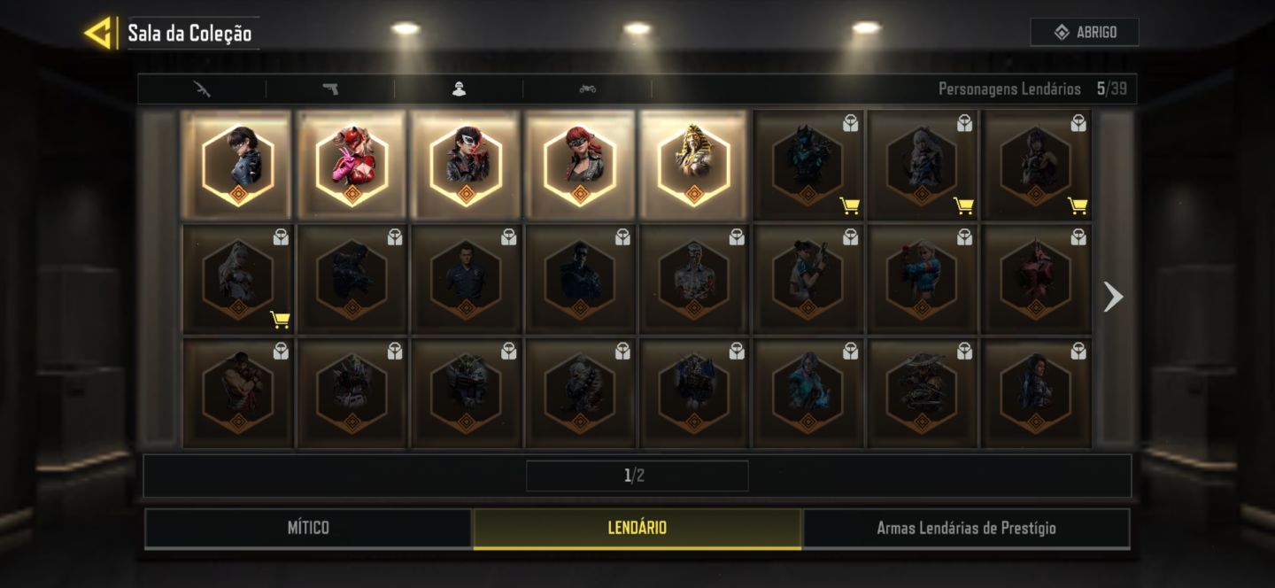 Conta Cod Mobile - 14 armas míticas