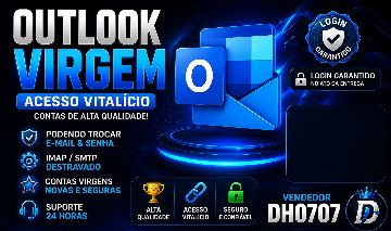 20x E-mails Premium: Outlook Virgem | Alta Qualidade | Vitalício 2