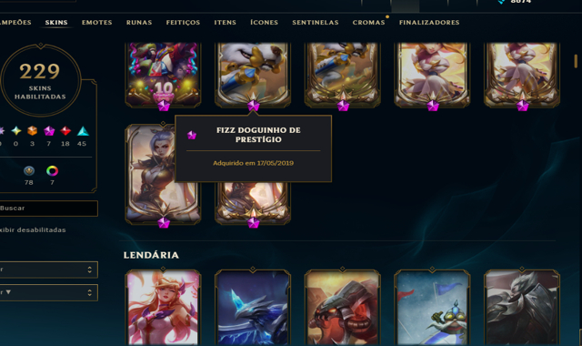 CONTA LOL RARA 230 SKINS | DESDE SEASON 2 | RIVEN CAMPEONATO ORI (WRIFT + TFT)