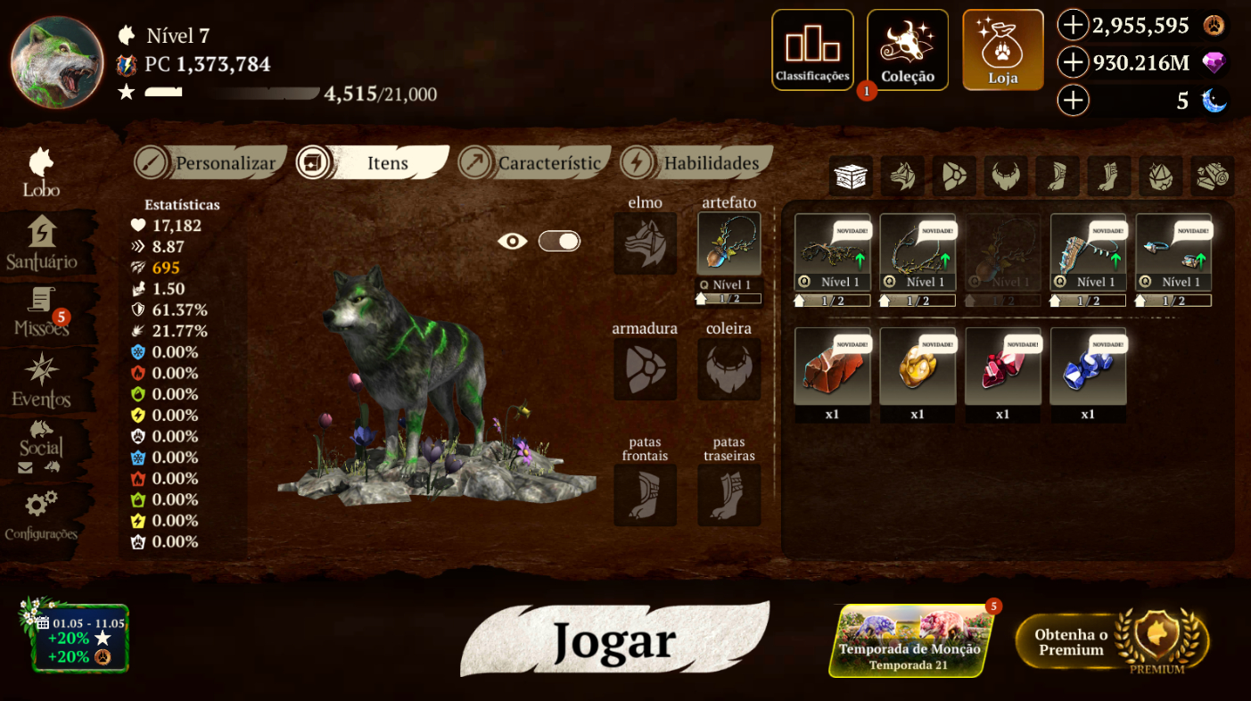 THE WOLF - RPG | MOEDAS + JÓIAS + RECURSOS | ANDROID E IOS