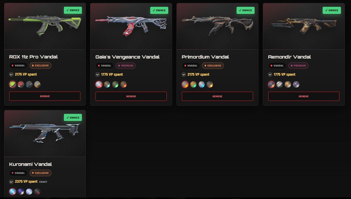 Conta com Muita Skins