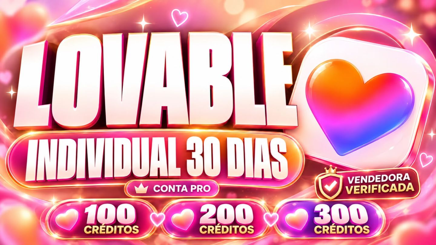 [PROMOÇÃO] LOVABLE PRO | 100 200 300 CRÉDITOS | PROMOÇÃO | ENTREGA RÁPIDA